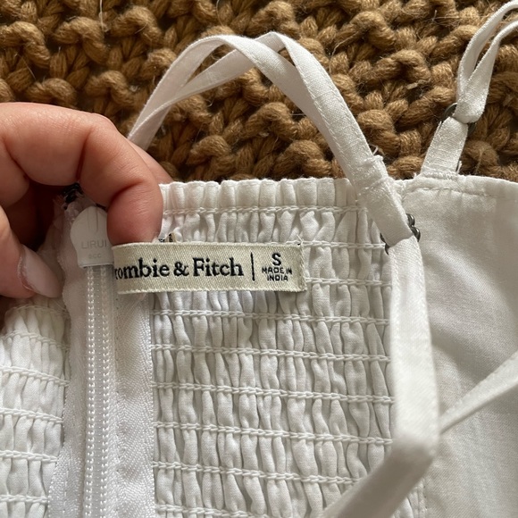 White Abercrombie Wrap-Style Dress - Picture 2 of 4